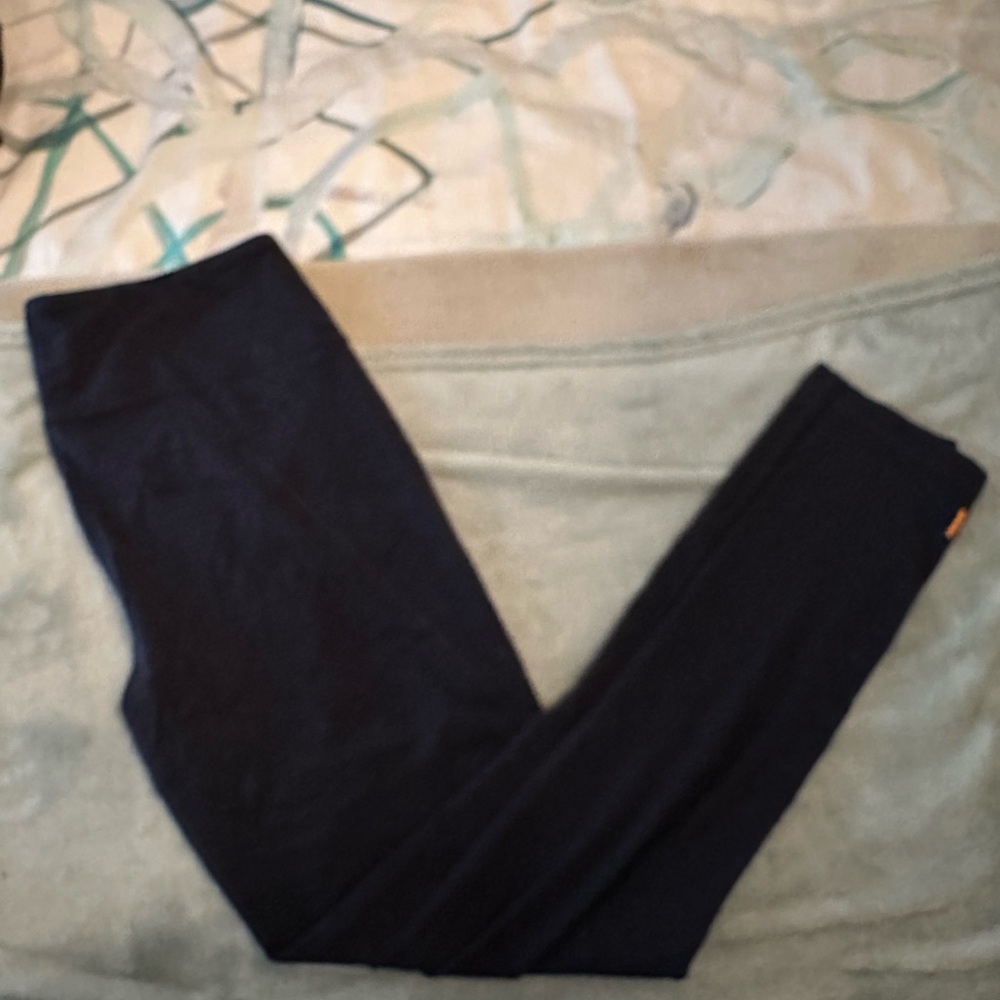 Lucy navy full length leggings size L - Picture 1 of 3